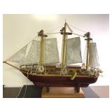 RARE HANDCRAFTED model pirate ship-28" long 23