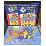 Large United States State Quarters Collector