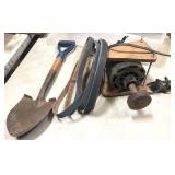 Electric motor belt sanders and shovel-not tested