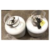 2 EMPTY propane tanks