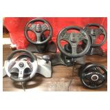 Playstation gaming steering wheels-not tested