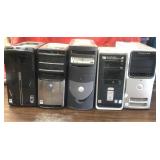 Computer Towers-Dell, Compaq, Gateway-all untested
