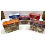 NICE recipe collection in tins-Hersheys, Crock Pot