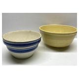 Vintage crock bowls