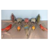 Vintage snowball ornaments & more vintage Christ-