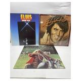 Vintage vinyl records-Elvis and Janis Joplin