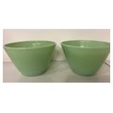 Vintage Fire King Jadeite bowl 4.75" tall & 8"