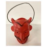 1960s Halloween Devil Candy Bucket Pail