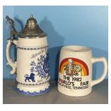 Vintage German Stein & 1982 World