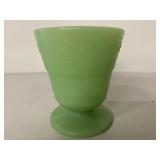 Retro Jadeite sherbert glass-3 1/2" tall