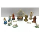 Vintage Nativity Scene pieces