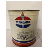 Vintage Standard oil grease bucket (empty)
