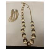 Costume jewelry necklace & bracelet