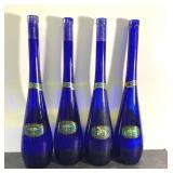 BEAUTIFUL blue Vendi bottles-17" tall