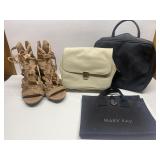 Makeup travel bags incl Mary Kay & cute heels size