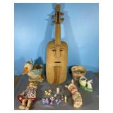 Amazing lot-see to believe! Crazy "guitar" & more