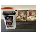 2 Microwave saucepan sets, Tupperware & Coffee