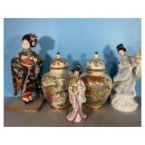 Beautiful Asain Art Pieces incl Satsuma Japan