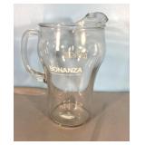 Super Retro Coca Cola Bonanza Restaurant pitcher