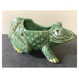 WOW! Vintage McCoy Pottery Frog Planter Berries