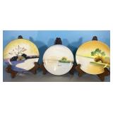 Beautiful hand painted Meito Japan & more plates-