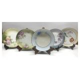 Antique plates-Meito Japan, R&S Tillowitz, Germany