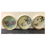 Beautiful Bird & Floral Japanese art plates