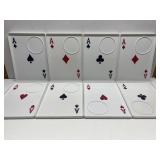 Retro Playing Cards plastic snack trays