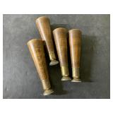 Mid Century Modern wood furniture legs-5 1/2" long