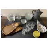 Retro-Fire King, snack trays, shot glasses more