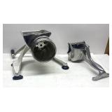 Retro Hand Crank Self Stand & Wear Ever aluminum