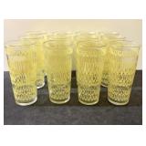 Mid Century Modern glass tumbler set