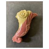 Mid century modern pink yellow wall pocket Japan