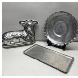 Aluminum Flowered Plates & Easter Lamb Cake Pan