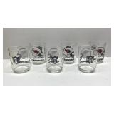 Retro NFL Arizona Cardinals Football bar glasses