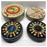 Retro candy tins
