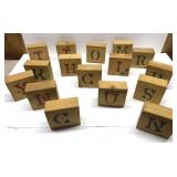 Christmas Letter Blocks