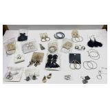 Lot of super cute pierced earrings-almost all NEW