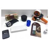 NEW candles, markers-also tape dispenser, office