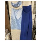 2 cocktail dresses, 1 short, size 8 and 1 long,