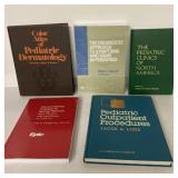 5 pediatric books. Hardback and paperback