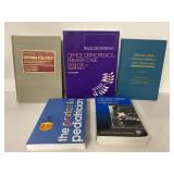 5 medical books, 2 are hardback