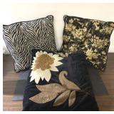 Pretty decorative couch pillows