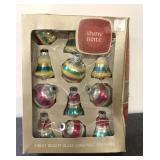 Vintage glass Christmas ornaments Shiny Brite