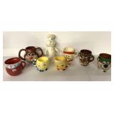 Cute retro advertising & more character milk mugs