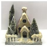 Mid Century Modern Christmas piece bottle brush