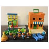 Retro Fisher Price Sesame Street set & some newer