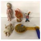 Small vintage & antique toys & dolls