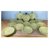 Mid Century Fire King Jadeite Alice pieces