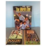 3 Vintage Soccer Books